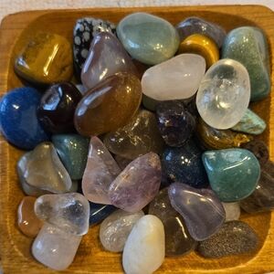 Colorful Polished Gemstone Collection